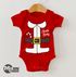 Baby Body kurzarm Weihnachten Schriftzug Santa Baby Weihnachtsoutfit für Mädchen & Jungen Bio Baumwolle MoonWorks®preview