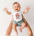Baby Body kurzarm Wichtel Aufdruck personalisiert Wunschname Babygeschenke Weihnachten Mädchen & Jungen Bio Baumwolle SpecialMe®preview
