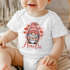Baby Body kurzarm Wichtel Aufdruck personalisiert Wunschname Babygeschenke Weihnachten Mädchen & Jungen Bio Baumwolle SpecialMe®preview