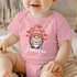 Baby Body kurzarm Wichtel Aufdruck personalisiert Wunschname Babygeschenke Weihnachten Mädchen & Jungen Bio Baumwolle SpecialMe®preview