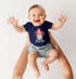 Baby Body kurzarm Wichtel Aufdruck personalisiert Wunschname Babygeschenke Weihnachten Mädchen & Jungen Bio Baumwolle SpecialMe®preview