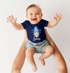 Baby Body kurzarm Wichtel Aufdruck personalisiert Wunschname Babygeschenke Weihnachten Mädchen & Jungen Bio Baumwolle SpecialMe®preview