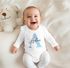 Baby Body Langarm Body personalisiert mit Monogramm Pastellfarben Namen Wunschname Geschenk Geburt Bio-Baumwolle SpecialMe®preview