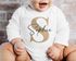 Baby Body Langarm Body personalisiert mit Monogramm Pastellfarben Namen Wunschname Geschenk Geburt Bio-Baumwolle SpecialMe®preview