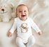 Baby Body Langarm Body personalisiert mit Monogramm Pastellfarben Namen Wunschname Geschenk Geburt Bio-Baumwolle SpecialMe®preview