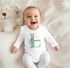 Baby Body Langarm Body personalisiert mit Monogramm Pastellfarben Namen Wunschname Geschenk Geburt Bio-Baumwolle SpecialMe®preview
