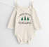 Baby Body langarm Erstes Weihnachten Spruch XMAS Tannenbäume Grafik Print Bio-Baumwolle Jungen & Mädchen SpecialMe®preview