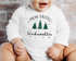 Baby Body langarm Erstes Weihnachten Spruch XMAS Tannenbäume Grafik Print Bio-Baumwolle Jungen & Mädchen SpecialMe®preview