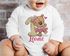 Baby Body Langarm personalisiert mit Namen Bär Ballerina Wunschname Geschenk Geburt Bio-Baumwolle SpecialMe®preview