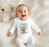 Baby Body Langarm personalisiert mit Namen Bär Hase Fuchs Tiermotive mit Wunschname Geschenk Geburt Bio-Baumwolle SpecialMe®preview