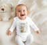 Baby Body Langarm personalisiert mit Namen Bär Hase Fuchs Tiermotive mit Wunschname Geschenk Geburt Bio-Baumwolle SpecialMe®preview