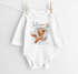 Baby Body Langarm personalisiert mit Namen Bär Hase Fuchs Tiermotive mit Wunschname Geschenk Geburt Bio-Baumwolle SpecialMe®preview