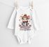 Baby Body Langarm personalisiert mit Namen und Spruch Frohe Weihnachten Tiermotive Babygeschenk Bio-Baumwolle SpecialMe®preview