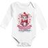 Baby Body Langarm personalisiert mit Namen und Spruch Frohe Weihnachten Tiermotive Babygeschenk Bio-Baumwolle SpecialMe®preview