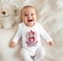 Baby Body Langarm personalisiert mit Namen und Spruch Frohe Weihnachten Tiermotive Babygeschenk Bio-Baumwolle SpecialMe®preview