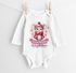 Baby Body Langarm personalisiert mit Namen und Spruch Frohe Weihnachten Tiermotive Babygeschenk Bio-Baumwolle SpecialMe®preview