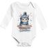 Baby Body Langarm personalisiert mit Namen und Spruch Frohe Weihnachten Tiermotive Babygeschenk Bio-Baumwolle SpecialMe®preview