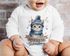 Baby Body Langarm personalisiert mit Namen und Spruch Frohe Weihnachten Tiermotive Babygeschenk Bio-Baumwolle SpecialMe®preview