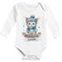Baby Body Langarm personalisiert mit Namen und Spruch Frohe Weihnachten Tiermotive Babygeschenk Bio-Baumwolle SpecialMe®preview