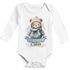 Baby Body Langarm personalisiert mit Namen und Spruch Frohe Weihnachten Tiermotive Babygeschenk Bio-Baumwolle SpecialMe®preview