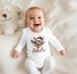 Baby Body langarm Rentier Elch Kuh Tiere Weihnachten XMAS Outfit Bio-Baumwolle Jungen & Mädchen SpecialMe®preview