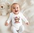 Baby Body langarm Rentier Elch Kuh Tiere Weihnachten XMAS Outfit Bio-Baumwolle Jungen & Mädchen SpecialMe®preview