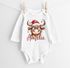 Baby Body langarm Rentier Elch Kuh Tiere Weihnachten XMAS Outfit Bio-Baumwolle Jungen & Mädchen SpecialMe®preview