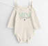 Baby Body Langarm Schriftzug Mini personalisiert mit Familienname Wunschname Geschenk Geburt Taufe Bio-Baumwolle SpecialMe®preview