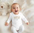 Baby Body Langarm Schriftzug Mini personalisiert mit Familienname Wunschname Geschenk Geburt Taufe Bio-Baumwolle SpecialMe®preview