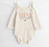 Baby Body Langarm Schriftzug Mini personalisiert mit Familienname Wunschname Geschenk Geburt Taufe Bio-Baumwolle SpecialMe®preview