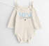 Baby Body Langarm Schriftzug Mini personalisiert mit Familienname Wunschname Geschenk Geburt Taufe Bio-Baumwolle SpecialMe®preview