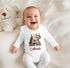 Baby Body Langarm Weihnachten Buchstabe Initiale  personalisiert mit Namen Babygeschenk Bio-Baumwolle SpecialMe®preview