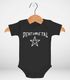 Baby Body lustig Aufschrift Deathmetal Pentagramm Geschenk für Neugeborene und Babys Moonworks®preview