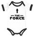 Baby Body  lustiger Aufdruck The Force Parodie Science Fiction Serie Jungen Mädchen Moonworks®preview
