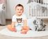 Baby Body mit Name Bär Fuchs Einhorn Bedruckt Tiermotive personalisierte Geschenke kurzarm Bio Baumwolle SpecialMe®preview