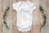 Baby Body mit Namen bedrucken lassen eigener Name Wunschname kurzarm Bio Baumwolle SpecialMe®preview