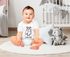 Baby Body mit Namen bedrucken lassen Eule lustige Tiere Strichzeichung kurzarm Bio Baumwolle SpecialMe®preview