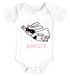 Baby Body mit Namen bedrucken lassen Hase Superheld personalisierbares Geschenk Geburt kurzarm Bio Baumwolle SpecialMe®preview