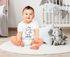 Baby Body mit Namen bedrucken lassen Nilpferd lustige Zoo-Tiere Strichzeichung kurzarm Bio Baumwolle SpecialMe®preview