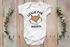 Baby Body mit Namen bedrucken lassen Tiermotive little Fox Fuchs Pinguin Panda personalisiert kurzarm Bio Baumwolle SpecialMe®preview
