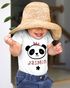 Baby Body mit Namen bedrucken lassen Tiermotive little Fox Fuchs Pinguin Panda personalisiert kurzarm Bio Baumwolle SpecialMe®preview