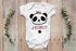 Baby Body mit Namen bedrucken lassen Tiermotive little Fox Fuchs Pinguin Panda personalisiert kurzarm Bio Baumwolle SpecialMe®preview