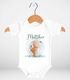 Baby Body mit Namen Tiermotive Bär Hase Fuchs personalisierte Geschenke für Neugeborene kurzarm Bio Baumwolle SpecialMe®preview