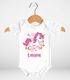 Baby Body mit Namen und Einhorn Aufdruck Geschenk zur Geburt zum Geburtstag personalisiert Bio-Baumwolle SpecialMe®preview