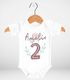 Baby Body mit Namen und Zahl Alter 1 2 Geschenk zum Geburtstag Luftballons SpecialMe®preview