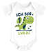 Baby Body mit Namen und Zahl zum 1. / 2. Geburtstag Dino Dinosaurier Bio-Baumwolle SpecialMe®preview