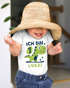 Baby Body mit Namen und Zahl zum 1. / 2. Geburtstag Dino Dinosaurier Bio-Baumwolle SpecialMe®preview