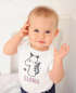 Baby Body mit Namen und Zahl zum 1. oder 2. Geburtstag Geschenk für Einjährige Zweijährige Bio-Baumwolle SpecialMe®preview