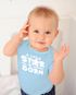 Baby Body mit Spruch A little star ist born Geschenk zur Geburt Taufe Bio-Baumwolle Jungen & Mädchen MoonWorks®preview