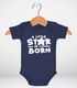 Baby Body mit Spruch A little star ist born Geschenk zur Geburt Taufe Bio-Baumwolle Jungen & Mädchen MoonWorks®preview